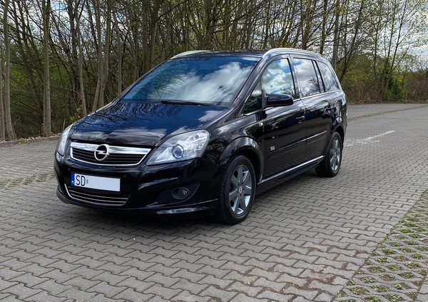 Opel Zafira cena 17699 przebieg: 200000, rok produkcji 2009 z Myślenice małe 277